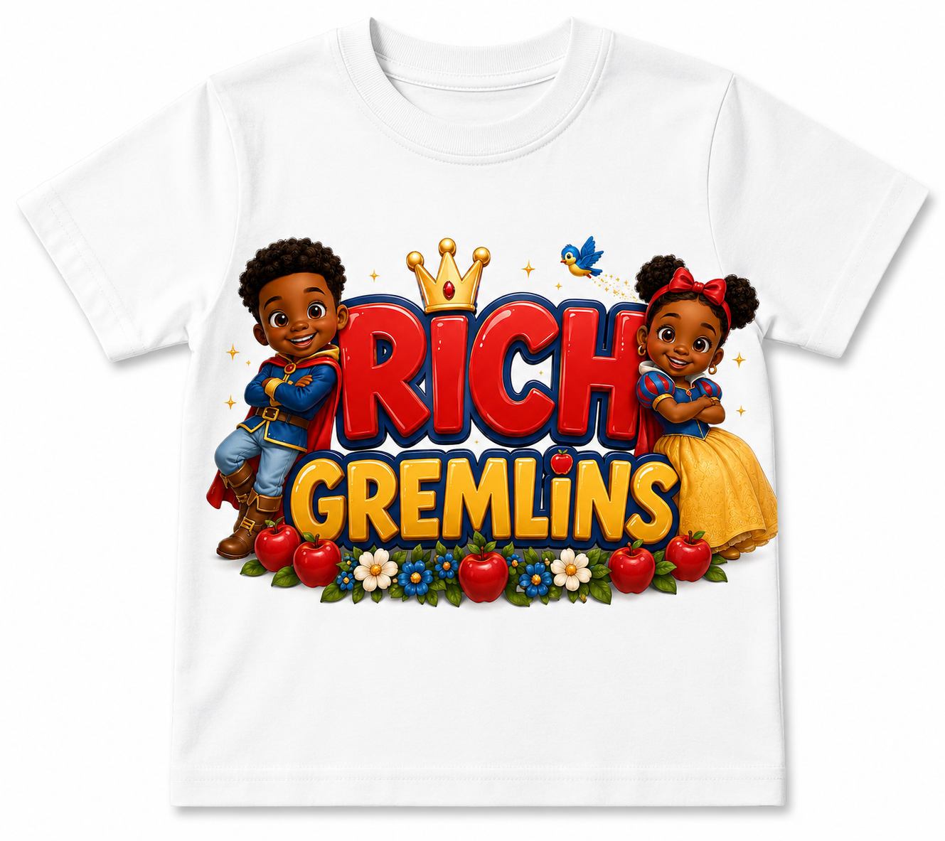 Rich Princess T-Shirt - Snowy